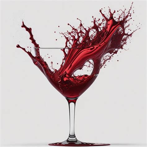 Premium Photo Red Wine Splash Isolated On Transparent Or White Background