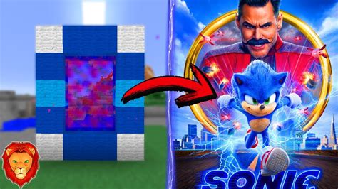 Minecraft Como Hacer Un Portal A La Dimension De Sonic La Pelicula