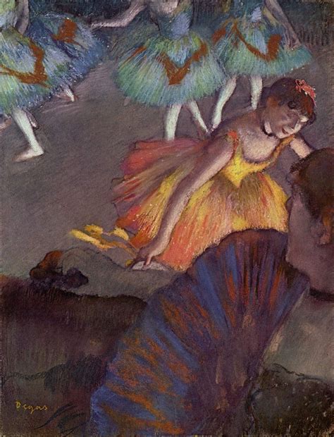 Ballerina and Lady with a Fan (1885) by Edgar Degas – Artchive