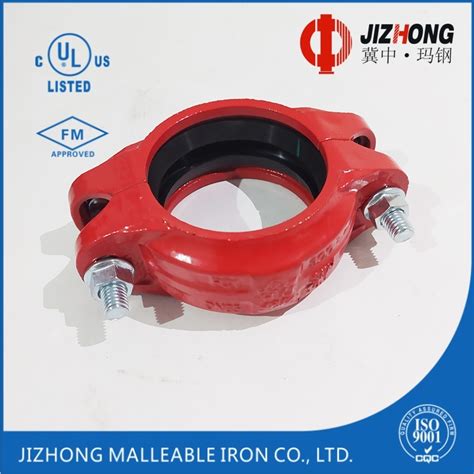 Ul Fm Ce Fire Protection Ductile Iron Grooved Fitting Rigid Flexible