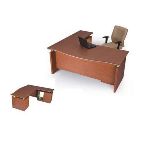 L Shape Wooden Executive Table At Best Price In New Delhi Id