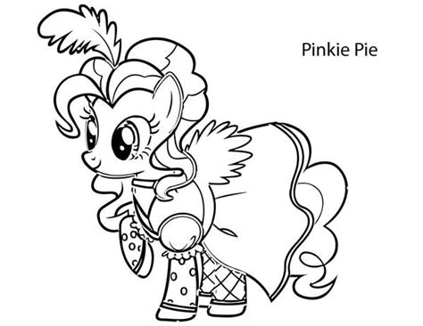 My Little Pony Pinkie Pie Coloring Page Coloring Sky