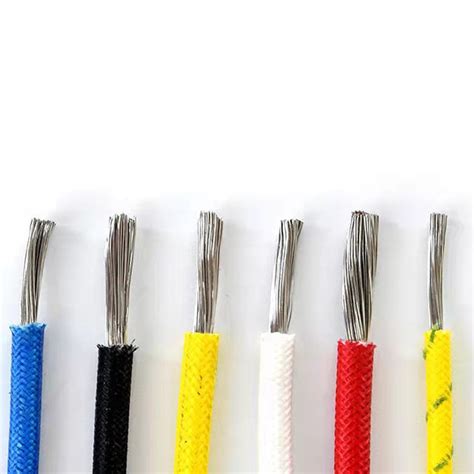 Awg Awg Silicon Insulation Cable Fiberglass Braid Wire Heater