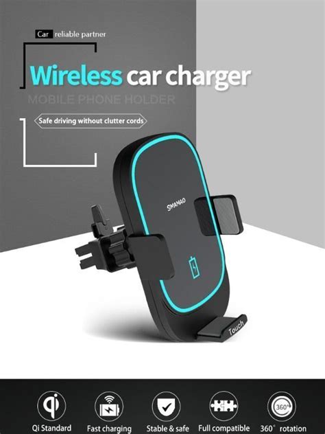 Buy China Wholesale Car Wireless Charger 15w Automatic Fast Charging For All Qi Enabled Phone