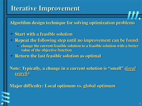 Ppt Iterative Improvement Powerpoint Presentation Free Download Id