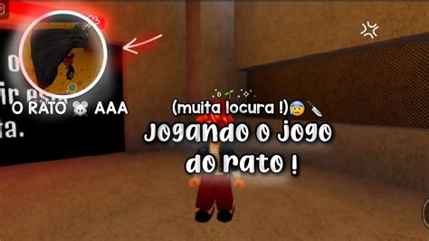 Joguei O Jogo Do Rato No Roblox Muita Locura Roblox Fy YouTube