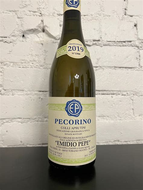 2019 Emidio Pepe Pecorino Colli Aprutini IGT Italy Abruzzi Colli