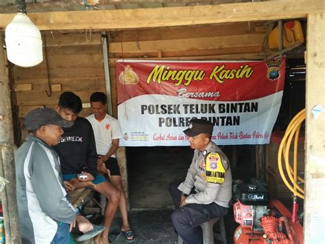 Minggu Kasih Polres Bintan Juga Menampung Aspirasi Dan Keluhan