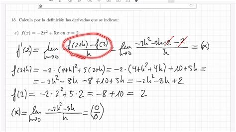 Derivaci N De Funciones Derivada De Una Funci N En Un Punto Youtube