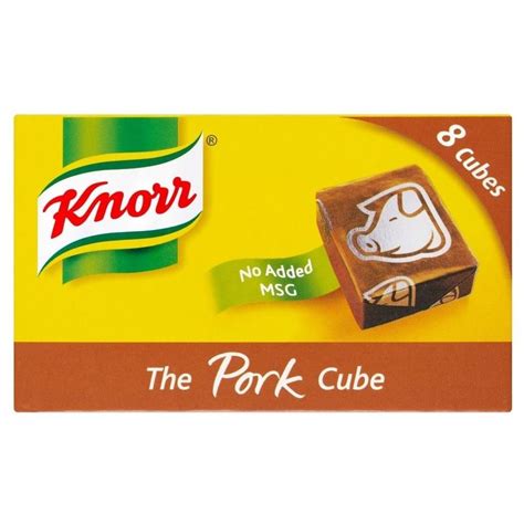 Knorr Stock Cubes Pork 8x10g Pack Of 2 Everything Else