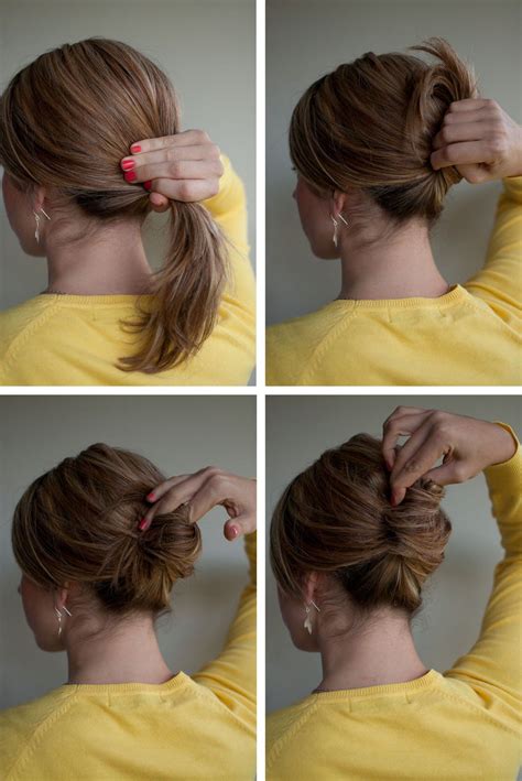 Hairstyle How To Easy French Roll Hair Romance French Roll