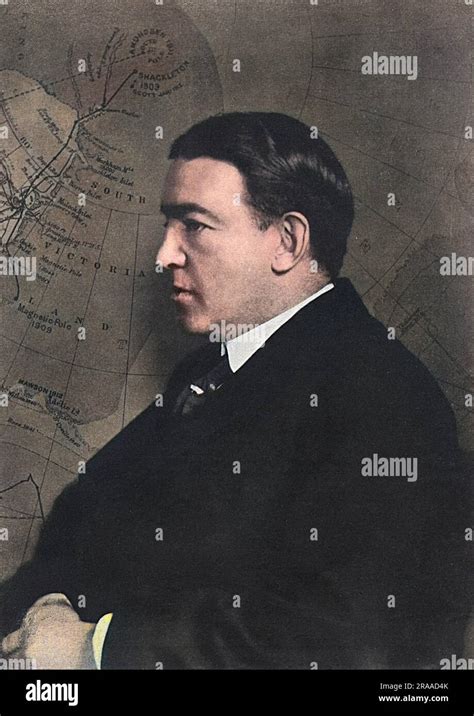 Sir Ernest Shackleton Polar Explorer Photographed In