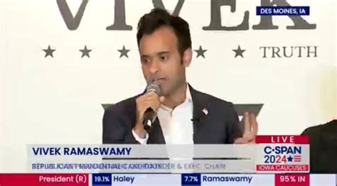 BREAKING Vivek Ramaswamy Drops Out Of Presidential Race After Iowa