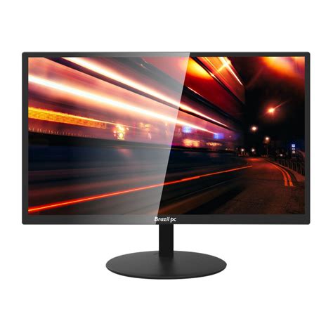 Monitor Led Brazil Pc Bpc We B Preto Widescreen Brazil Pc