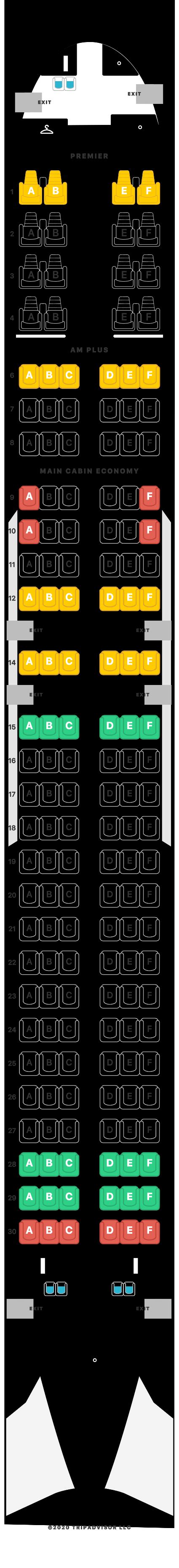 Aeromexico Planes Seating