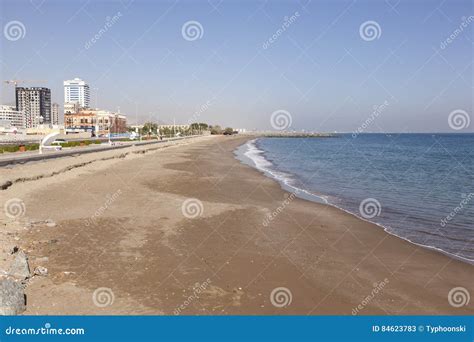 Beach In Fujairah Uae Stock Image Image Of Promenade 84623783