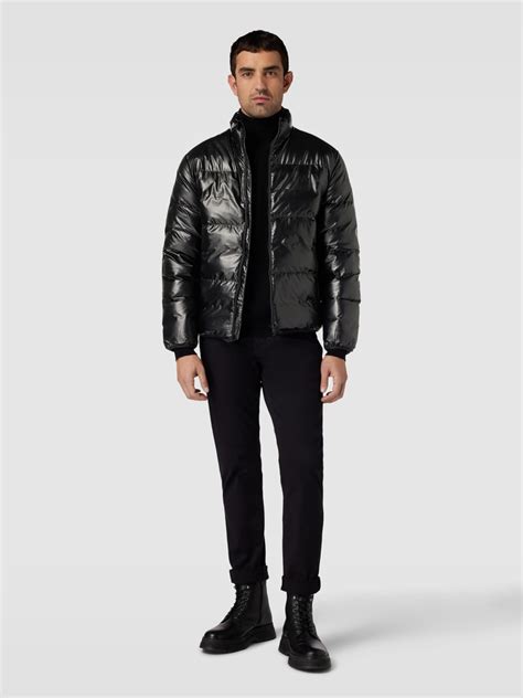 EA7 Emporio Armani Steppjacke Mit Stehkragen Black Online Kaufen