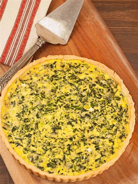 Spinach and Cheese Quiche