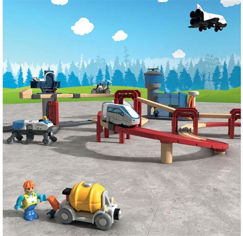 Playtive Holz Eisenbahn Set Weltraumstation Teilig Ab