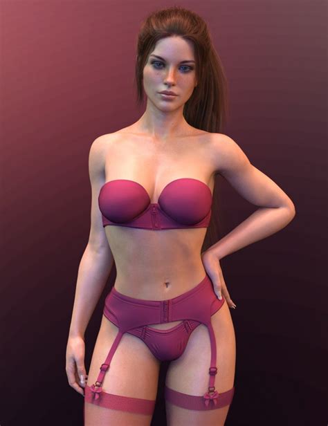 X Fashion可爱内衣创世纪8女 s X Fashion Cute Lingerie for Genesis 8 Female s