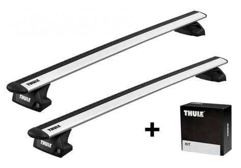 Bagażnik na reling zitegrowany Thule WingBar Evo stopy Evo Flush Rail