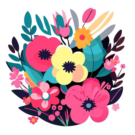 Ilustra O Vetorial De Flores Vetor Premium