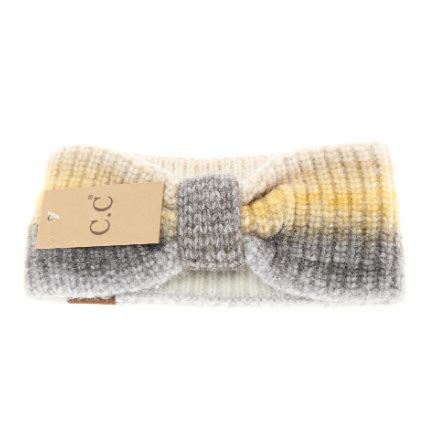 Multicolored Ombre Headband In Mustard Best Of Everything Online