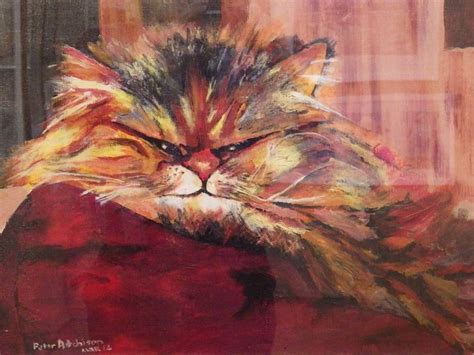 Angry Cat | Painting, Art, Illustration