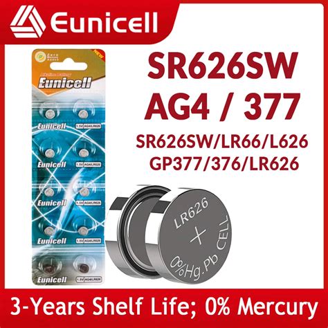 Eunicell Pcs Sr Sw Lr Ag Batteries Lr A V