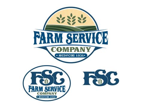 Farm Service Company Logo Design Ranch House Designs Inc