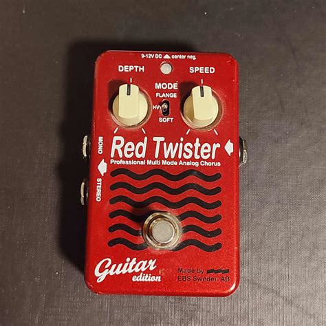 ebs red twister multimode analog chorus reverb