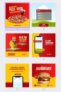 Pack Canva Delivery 25 Templates Serviços Digitais DFG