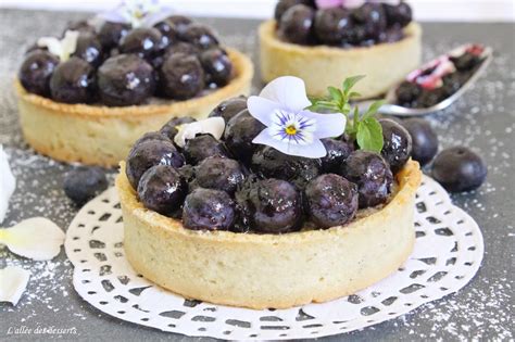 L All E Des Desserts Tartelettes Aux Myrtilles Et Sp Culoos