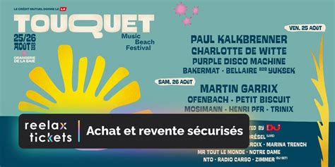 Touquet Music Beach Festival Achat Et Revente De Billets