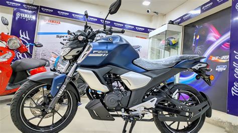 Yamaha Fzs V Update Bluetooth Edition Armada Blue Detailed