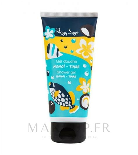 Peggy Sage Shower Gel Gel douche Monoï et Tiaré Makeup fr