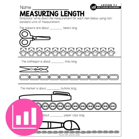 Interactive Math Lesson Measurement With Non Standard Units Worksheets Library