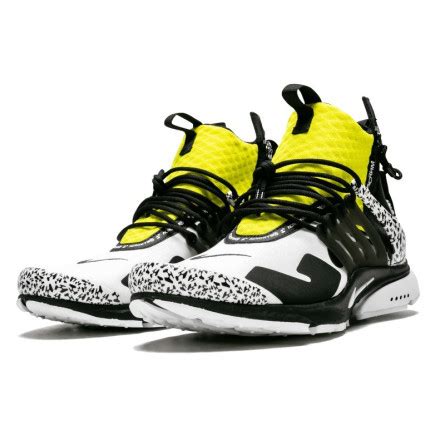 Air Presto Mid Acronym Dynamic Yellow AH7832 100 Limited Resell