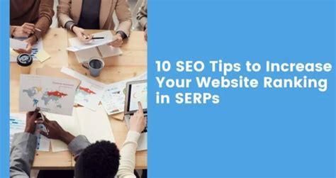 10 SEO Tips To Increase Your Website Ranking In SERPs InfoTechSite