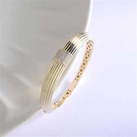 Gold Bangle Bracelet 14ksolid Gold Oval Bangle Bracelet Gold Etsy