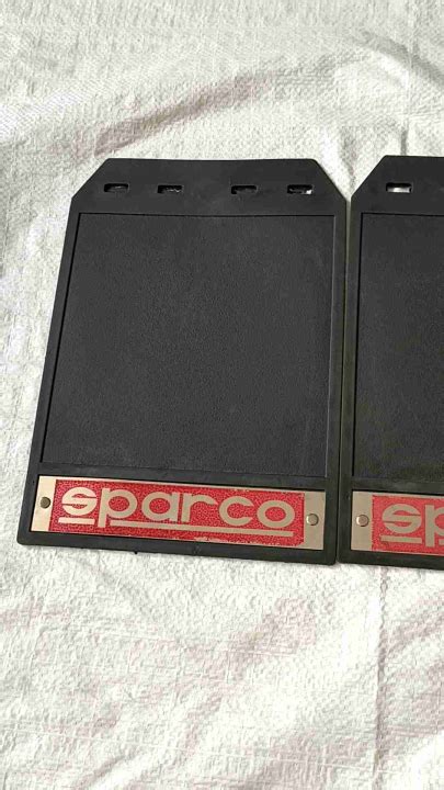 Karpet Roda Penahan Lumpur Sparco Hitam Universal Set Lembar