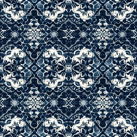 Premium Ai Image Seamless Traditional Design Pattern Generative Ai