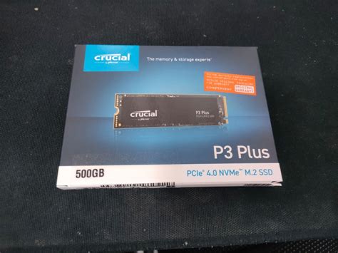 500GB Crucial PCIE 4 0 NVMe M 2 SSD Computers Tech Parts