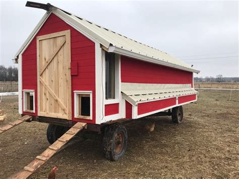 The Cluck Wagon Mobile Chicken Coop Backyard Chicken Coop Plans Backyard Chicken Coops