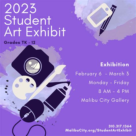 2023 Student Art Exhibit | Malibu Cultural Arts, CA - Official Website