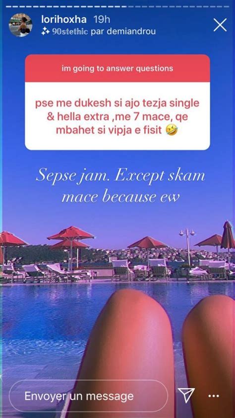 Single Apo N Nj Lidhje Lori Hoxha Na Befasoi Pak Me P Rgjigjen E