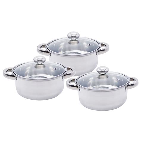 Condere 6 Piece Stainless Steel Pot Set Shop Today Get It Tomorrow