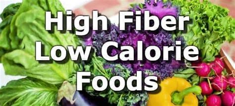 High-Fiber Low-Calorie Foods for your Weight Loss Diet