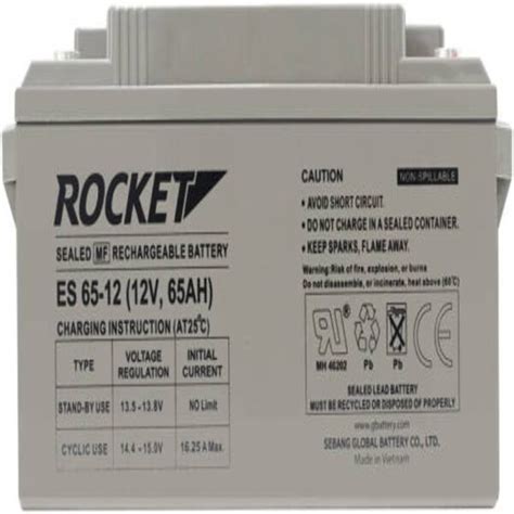 Ener Rocket Es V Ah Smf Vrla Rechargeable Battery Sheildify