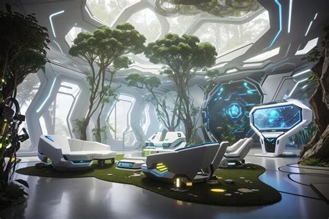 Premium AI Image | A Gaming Space of Symbiosis